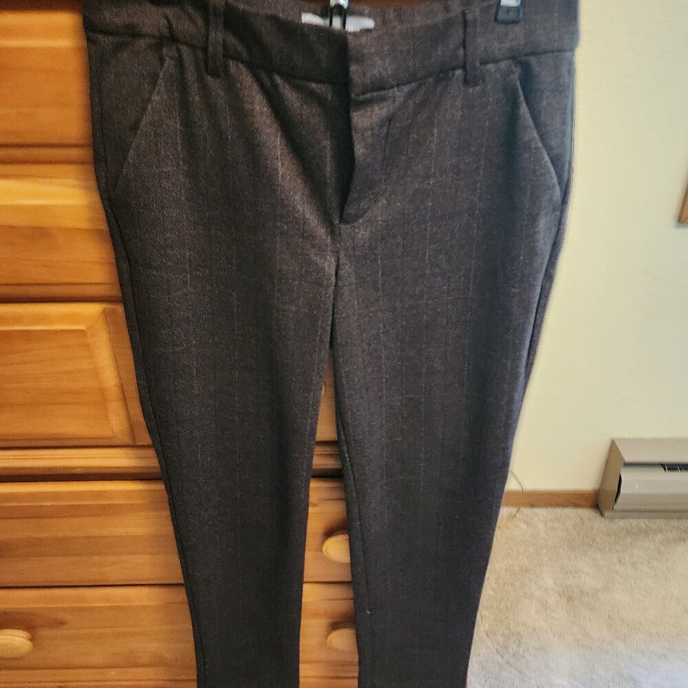 Wit & Wisdom brown plaid trousers